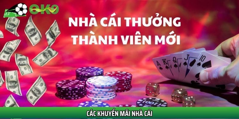 Các khuyến mãi nhà cái
